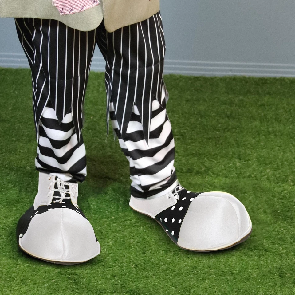 Негабаритный белый клоун костюм обувь для взрослых - Изображение 3 из 4