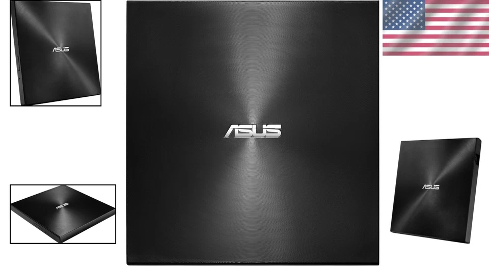 Portable External USB DVD Player - Metal Design, Dual Mount Options, 2 M-Discs - Image 2 of 4