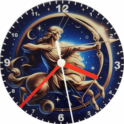 Horoscope / Astrology Signs on Quartz Clock, 2 Sizes, Choose From 12 Star Signs - Picture 65 of 80