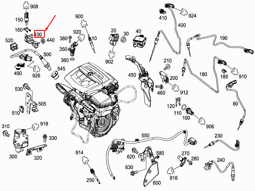 Neu MERCEDES-BENZ CITAN W415 Abgasturboladerhalterung A6071400140 Original