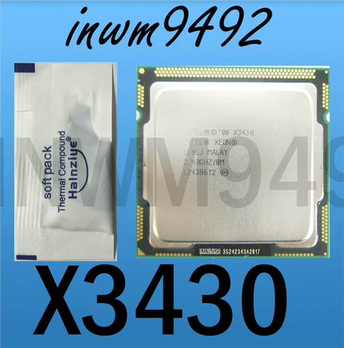 Intel Xeon L3426 X3430 X3440 X3450 X3460 X3470 X3480 LGA1156 CPU Processor - Picture 3 of 8