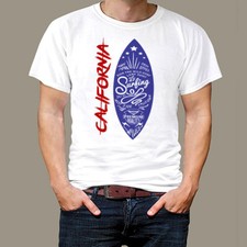 Surfing T-Shirt Surf Waves Surfboard California Hawaii Honolulu Waikiki Maui V