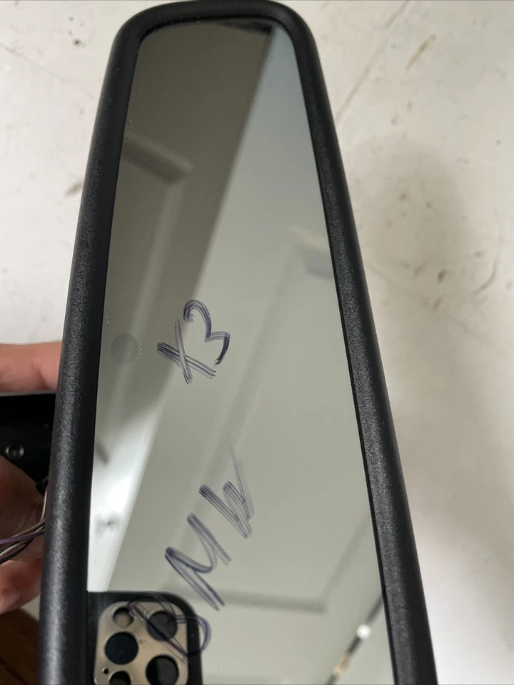 2010-2012 BMW X3 REAR VIEW MIRROR W HOMELINK OEM 3500223 - Image 4 of 4