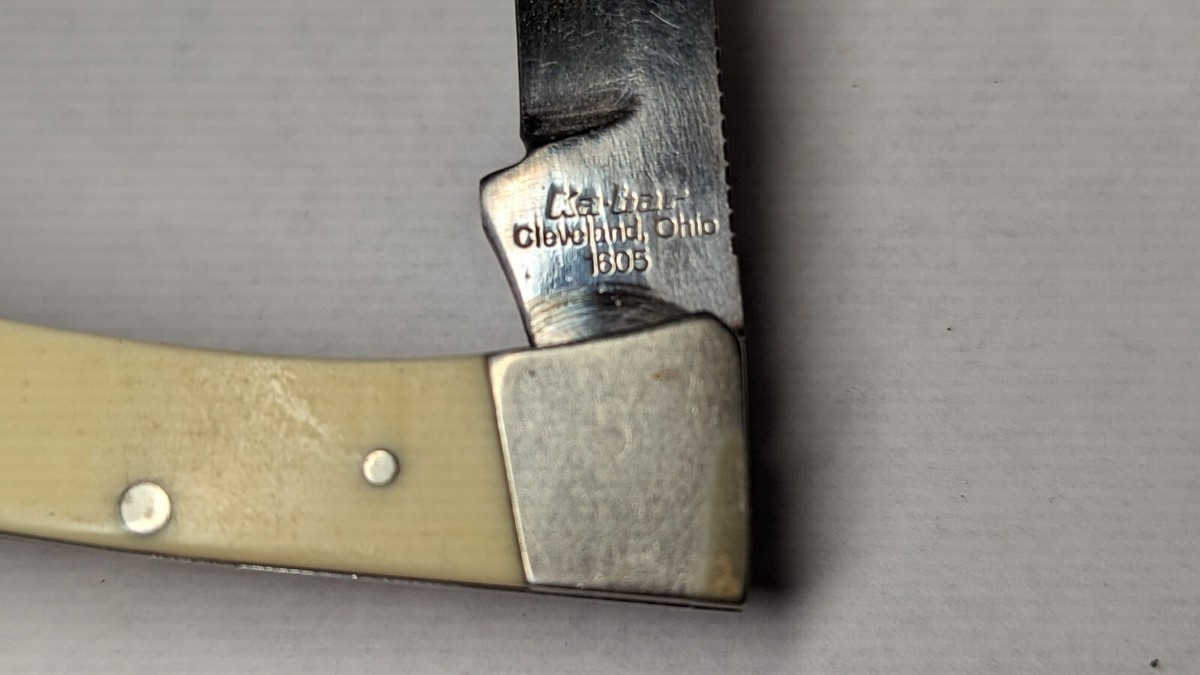 Vintage KA-BAR 1605 Folding Pocket Knife Cleveland, Ohio Vintage KA-BAR 1605 Folding Pocket Knife Cleveland, Ohio