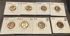 1945P 1946P 1956P 1956D 1958P 1958D AU- BU Lincoln Wheat Cent Lot - 8 Coins