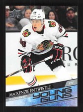 MacKenzie Entwistle RC 2020-21 Upper Deck Young Guns Chicago Blackhawks #471