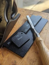 Plane & Chisel Sharpening Guide Jig (for Lie-Nielsen Honing Guide)