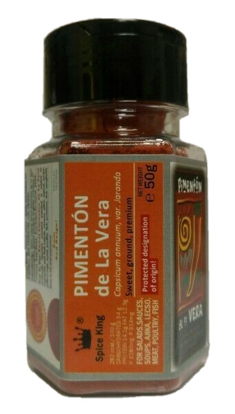 Pimentón ahumado dulce español Spice King Pimentón de La Vera en polvo 50 g 1,7 oz