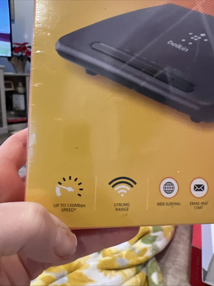 Belkin G54/N150 WiFi N Router Up to 150Mbps NEW IN Sealed Plastic - Image 2 of 4