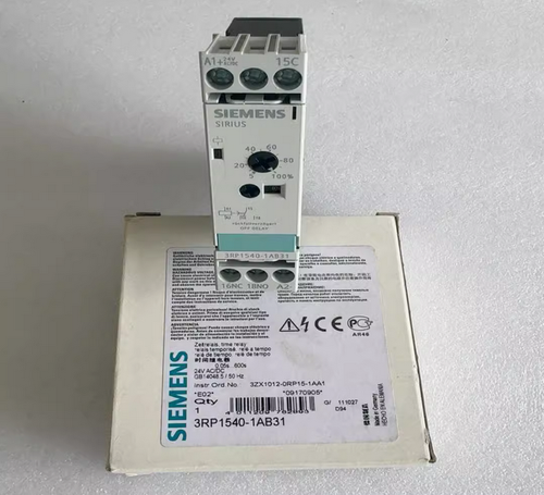 Relais Temporisé Siemens 3RP1540-1BB30 - 24V AC/DC - Neuf Dans Emballage D'origine