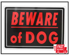 10 In. X 14 In. Aluminum Beware of Dog Sign