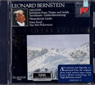 CD Leonard Bernstein - Wagner Selections Tristan und Isolde Tannhauser Sealed