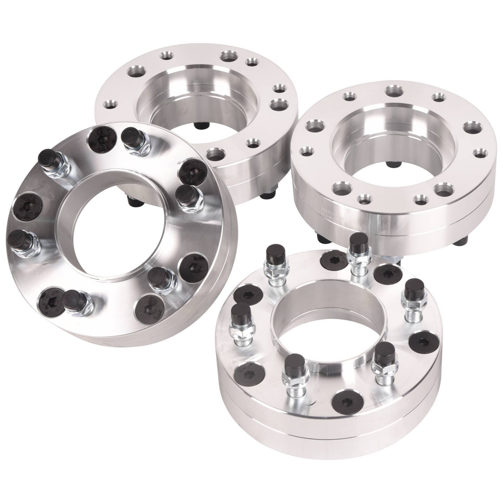 4x Wheel Adapters/Spacers - Convert 5x135mm (Ford) To 6x5.5" (Chevy) Bolt Pattern, 2" Thick