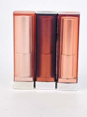 Maybelline Color Sensational Matte Lipstick 570 Toasted Truffle Lot Of 3 READ