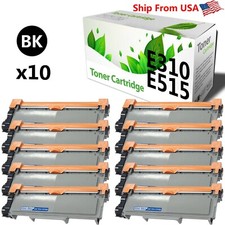 10 Pack E310 E514 E515 Toner Cartridge for Dell E514dw E515dn Printers