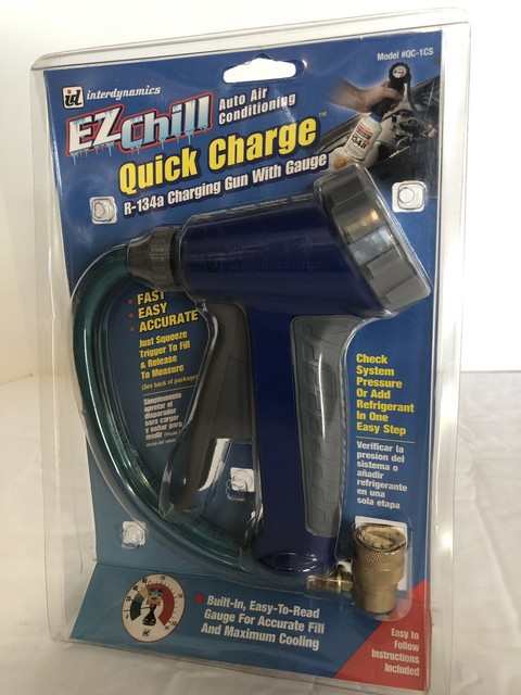 Interdynamics Qc 1cs Ez Chill Quick Charge R 134a Charging Gun With Gauge For Sale Online Ebay