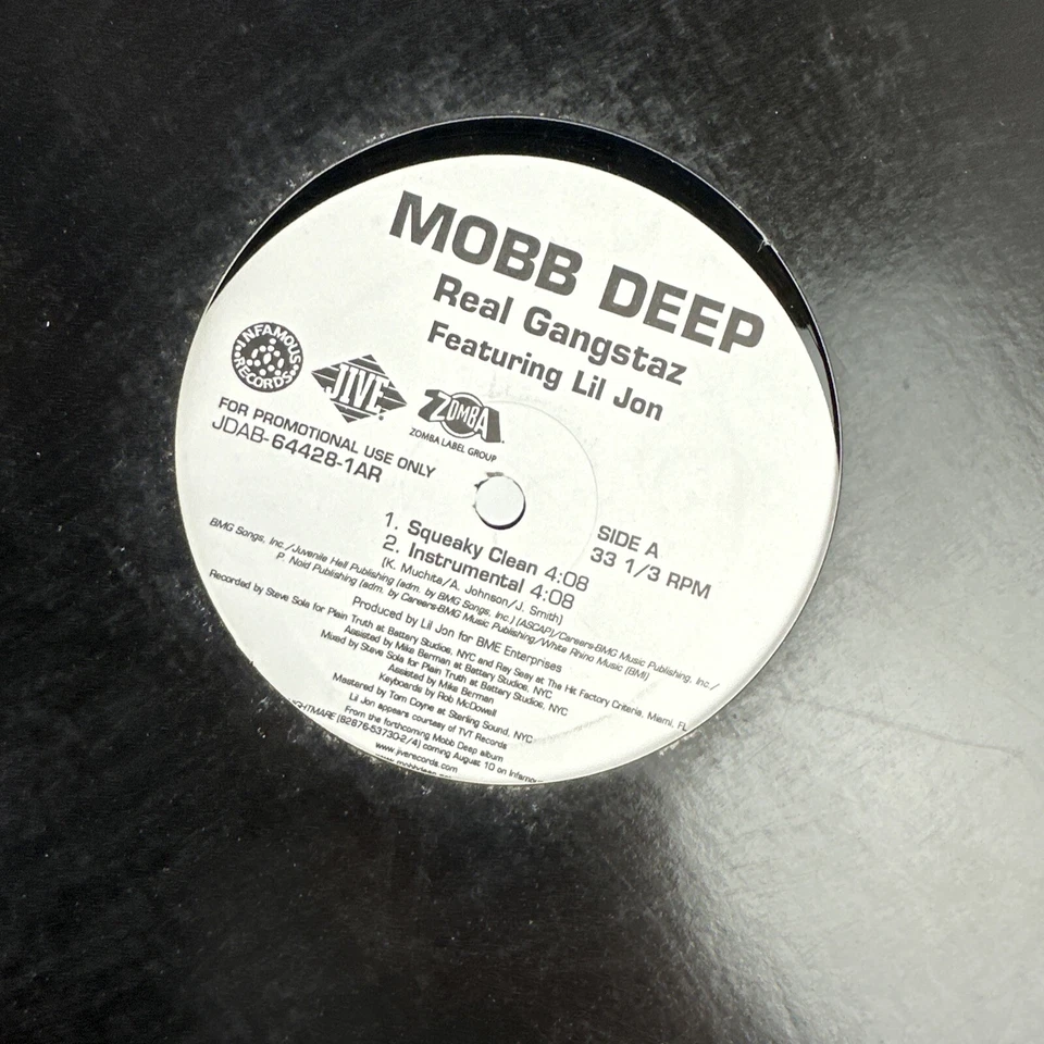 Mobb Deep Real Gangstaz 12" LP Record Album Vinyl - Image 3 of 4