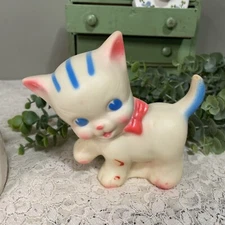 Vintage 1950's The Sun Rubber Company Ruth E Newton Squeaky Toy Kitten / Cat
