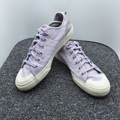 Adidas Nizza Canvas Trainers Pumps UK Size 11 EU 46 US Men's Lilac  Lace Up UK - Main Image