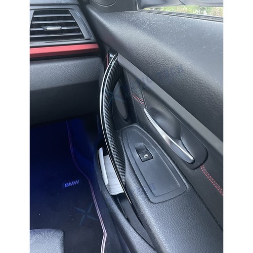Door Handle Panel Covers Grab Trim For BMW 3 Series 2012-2018 4 Series 2014-2017 - Picture 9 of 16