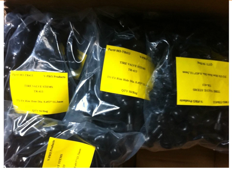 LOT 150  TR413  Standard  Length 1 1/4"  Tubeless Tire Valve Stems - Image 2 of 3