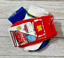 Cars Socks No-Slip Safety Toe 3 Pair Boys 6-12 Months