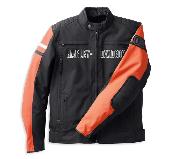 Harley Davidson Men's Hazard Waterproof Textile Jacket - Tall