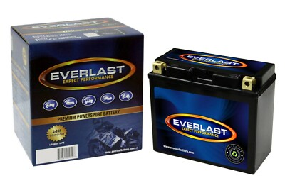 #ad EVERLAST CT12B BS 12V AGM Sealed Maintenance Free Battery $39.99