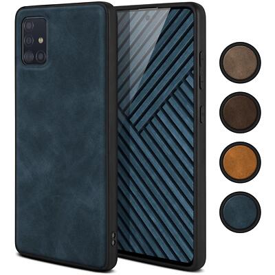 Hülle für Samsung Galaxy A51 Schutz Case Handy Cover Weich Slim PU Lederhülle