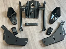 1964 Impala Front Bumper Bracket 8 Pcs Set Right and Left Side