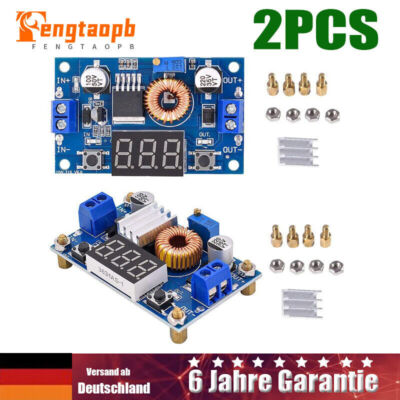 XL4015E Einstellbarer Abwärtswandler 5A Hochleistung 75W DC-DC mit LED-Anzeige