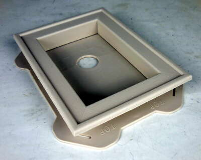 #ad Mid America Split Mount Mini Vinyl Mounting Block Champagne 30401116 #7hy $0.99