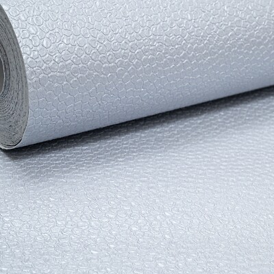 Schieferblau Tapete Struktur Steinmaserung Effekt Metallic Vinyl Tierhaut Grau