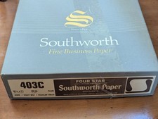 Vintage Southworth 403 C Typewriter Paper, 20...