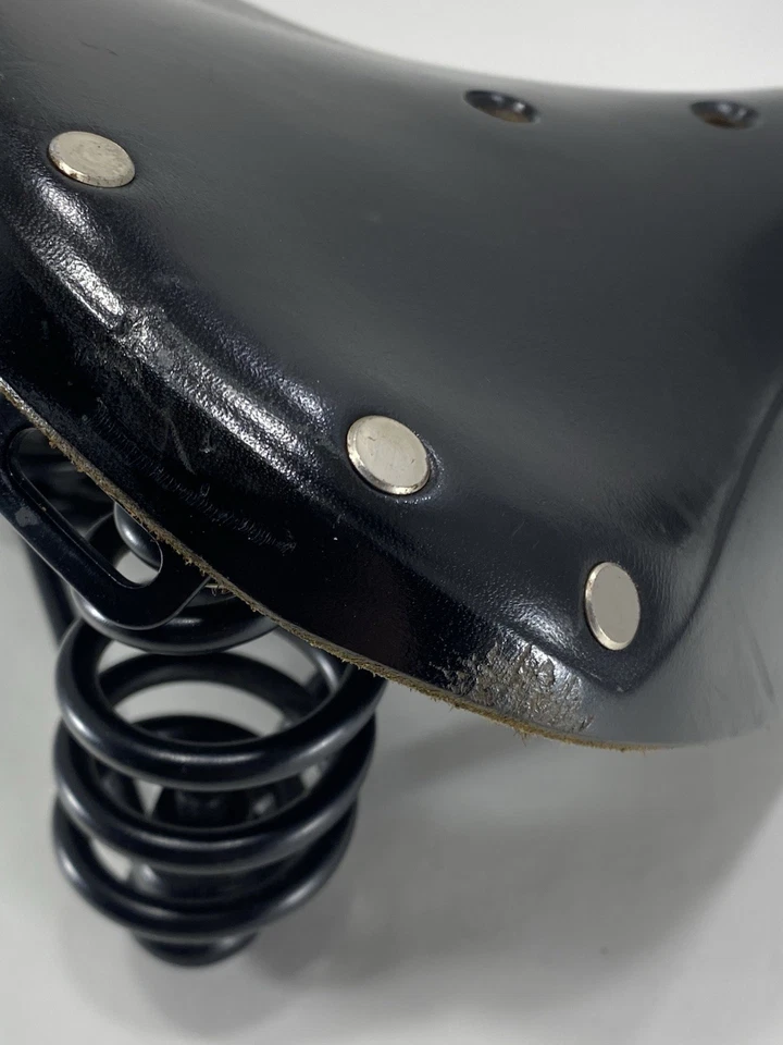 Brooks Champion Flyer Spring Saddle Black Leather Made in England - Image 4 of 4