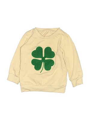 Unbranded Girls Gold Sweatshirt 90 cm