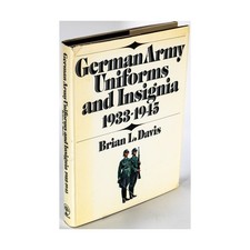 World Publishing Historical Boo  German Army Uniforms and Insignia 1933-19 VG+