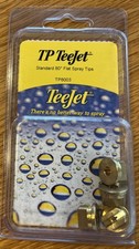 TeeJet TP8003 Brass Spray Nozzles – 4 Pack – Flat Spray 80° – New