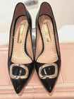 $770 Rupert Sanderson London Black Patent Leather Pumps Heels 40.5 — photo 2