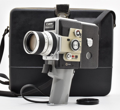 Excellent+5 w/ Case ] Canon Auto Zoom 518 SV Single 8 Movie Camera