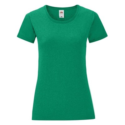 FRUIT OF THE LOOM - Iconic 150 Damen T-Shirt Rundhalsausschnitt Baumwolle