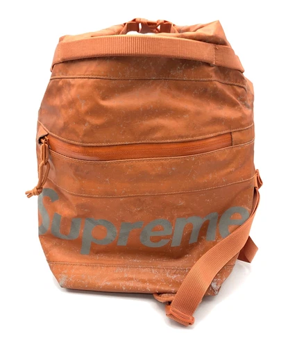 SUPREME Sac à bandoulière moucheté réfléchissant imperméable orange