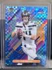 2025 Topps Finest Football Blue X-Fractor Sam Darnold #248