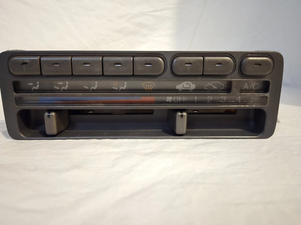 92-95 HONDA CIVIC EG UNIDAD DE CONTROL DE CLIMA AIRE ACONDICIONADO MÓDULO DE CALEFACCIÓN INTERRUPTOR OEM Foto 3 de 4