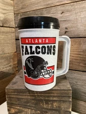 VTG Betras Super Thermo Plastic Mug NFL Atlanta Falcons 7" Cup Coffee 22oz NOS