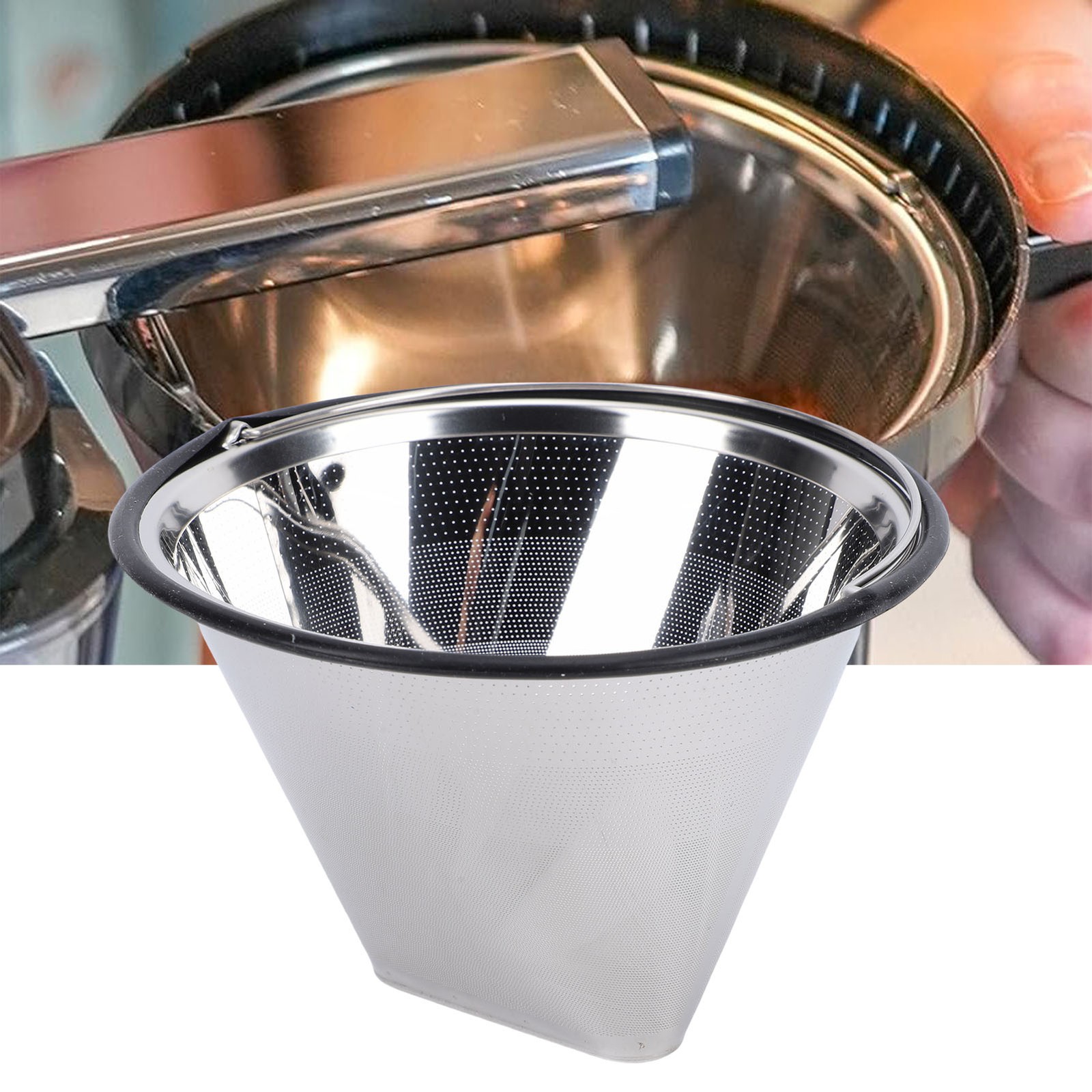 Stainless Steel Filter Fit For Moccamaster KBGV KBT Series Coffee Maker Meta NEW view 2