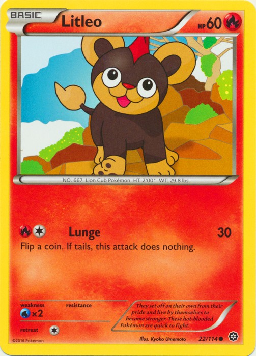 Litleo - 22/114 - Common - Near Mint