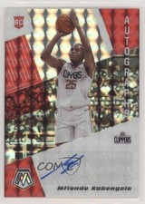 2019-20 Panini Mosaic Rookie Silver Prizm Mfiondu Kabengele #RA-MFK Auto 4k8