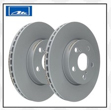 2x ATE 24.0125-0140.1 Bremsscheibe 260mm Vorne für TOYOTA AVENSIS