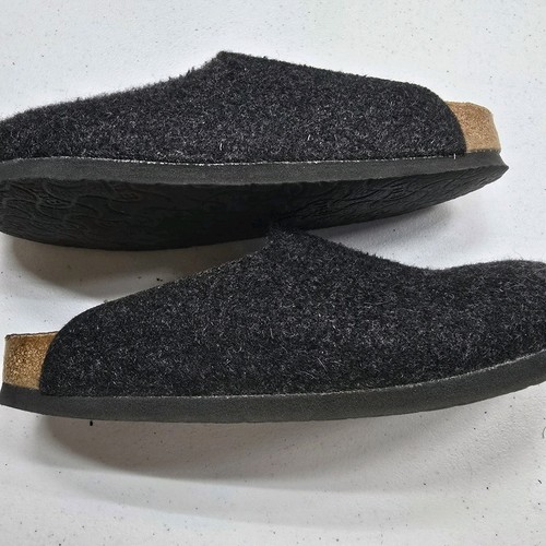 Birkenstock Amsterdam Clogs Slipper Damen grau gefilzte Wolle 38 Komfort - Bild 9 von 11